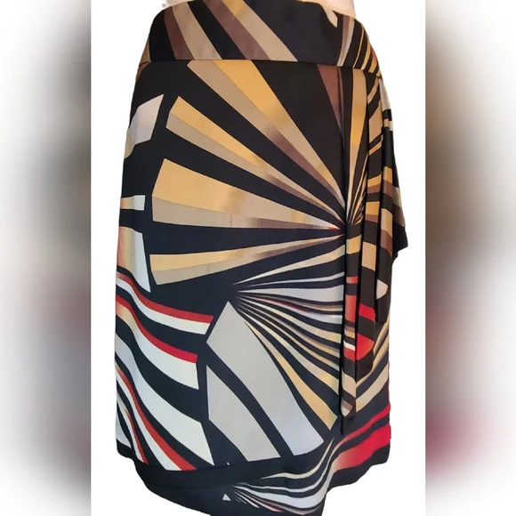 Worthington petite size 14P multi colored skirt - Picture 3 of 9